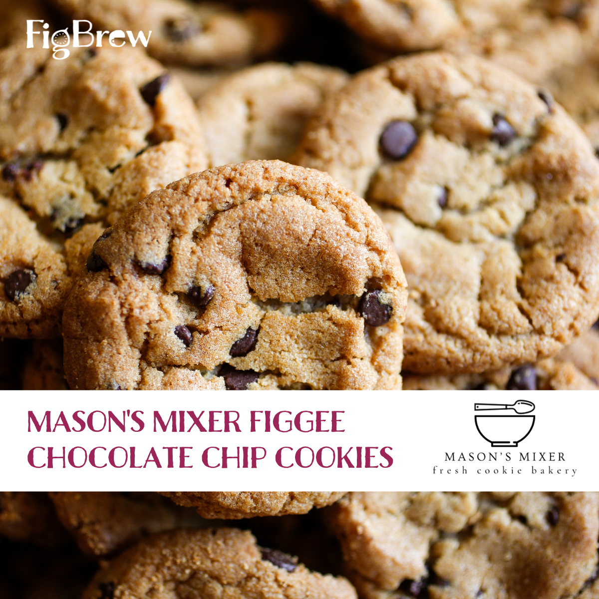 Mason's Mixer Figgee Chocolate Chip Cookies