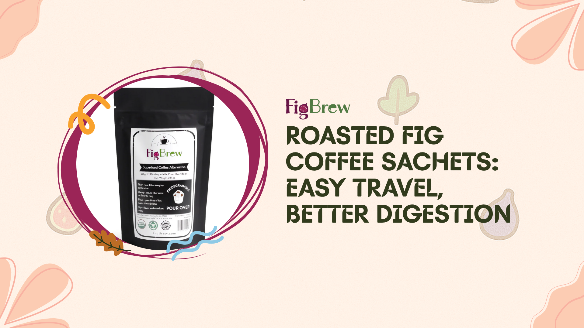 Figbrew Roasted Fig Coffee Taste for Summer Sipping