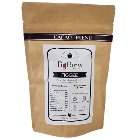 Figgee Cacao Refill Bag 6.5oz (<3mg caffeine/serving)
