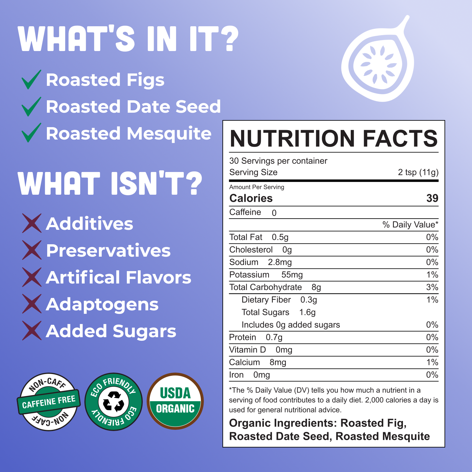 Morning Prebiotic Blend 12oz Bag