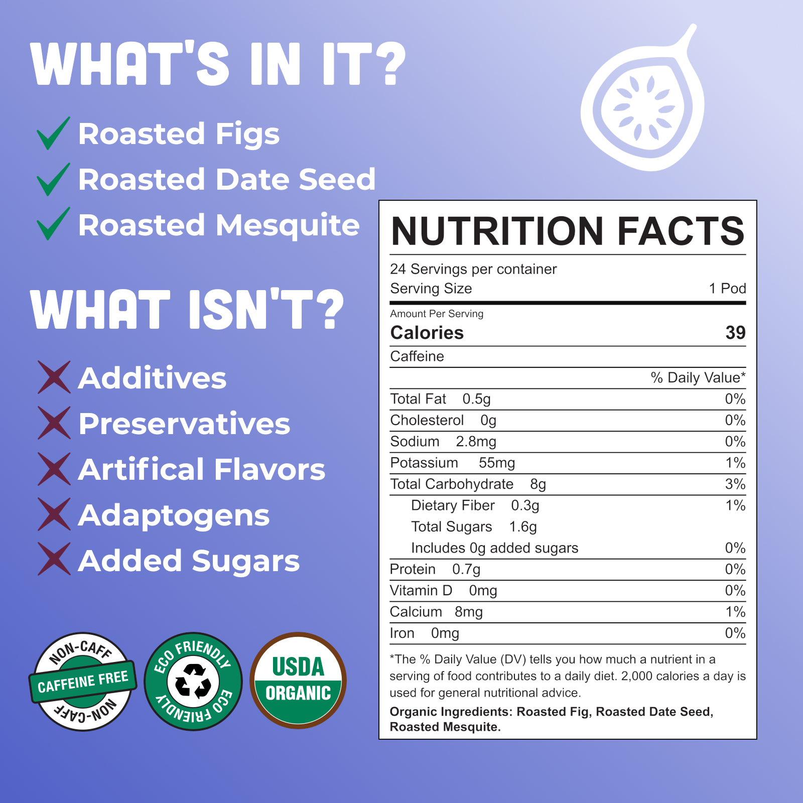 Morning Prebiotic Blend 24ct Single Use Pods