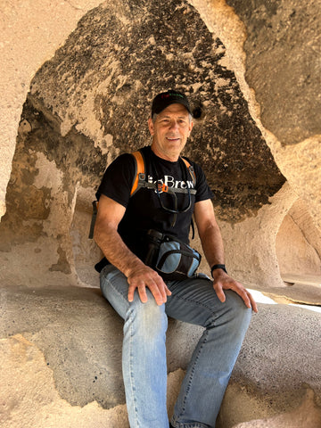 Andy Sitting On Rocks