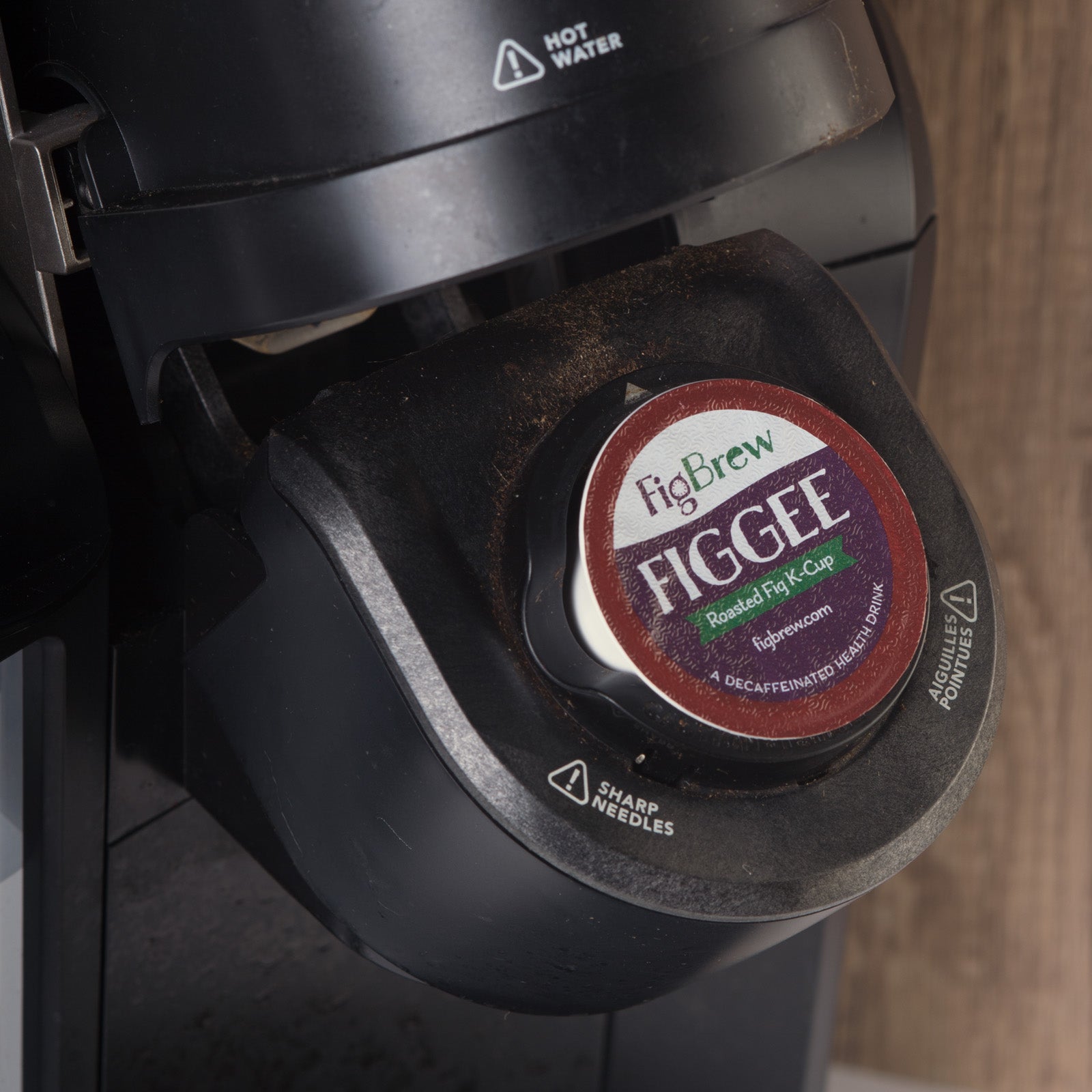 FigBrew Figgee Single-Serve Pods - Roasted Fig - 12 Individual K-Cups - 100% Organic & Gluten Free - Coffee Alternative - Coffee substitute