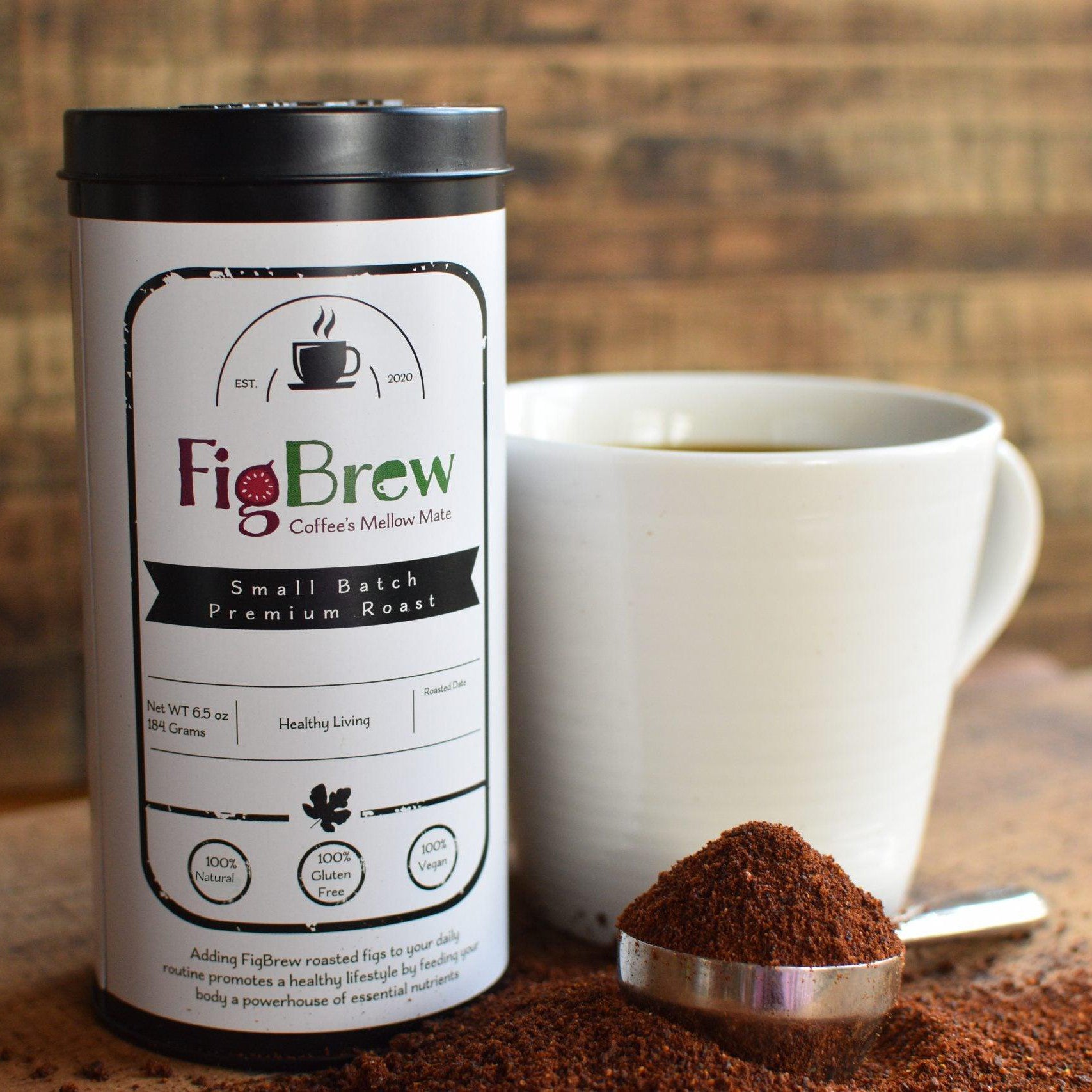 FigBrew Mellow Mix and coffee mug